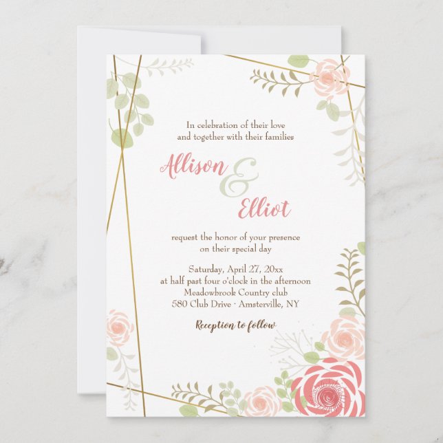 Feier der Liebe-Einladung Einladung (Vorderseite)