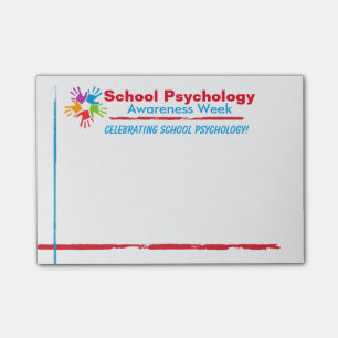 Feier der Schulpsychologie-Post-Itanmerkungen Post-it Klebezettel