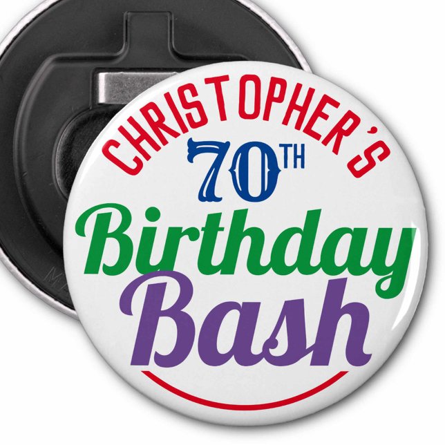 Feier des 70. Geburtstages Flaschenöffner (Von Creator hochgeladen)