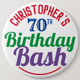 Feier des 70. Geburtstags Button