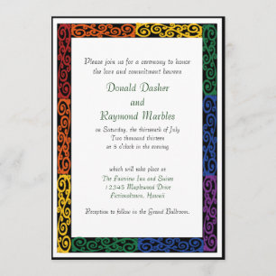 Feier des Extravaganten Gay Pride über die Selbstv Einladung