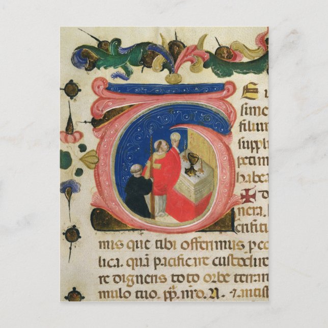 Feier des heiligen Abendmahl Postkarte (Vorderseite)