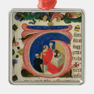 Feier des heiligen Abendmahl Silbernes Ornament