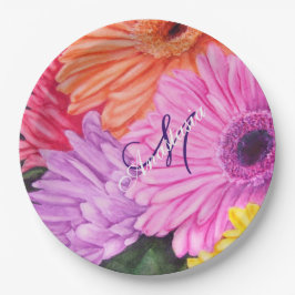 FEIER DES LEBEN-MONOGRAMM-PARTY PAPPTELLER