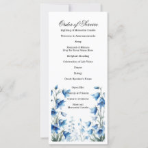 Feier des Lebens, Beerdigung, Gedenkdienst