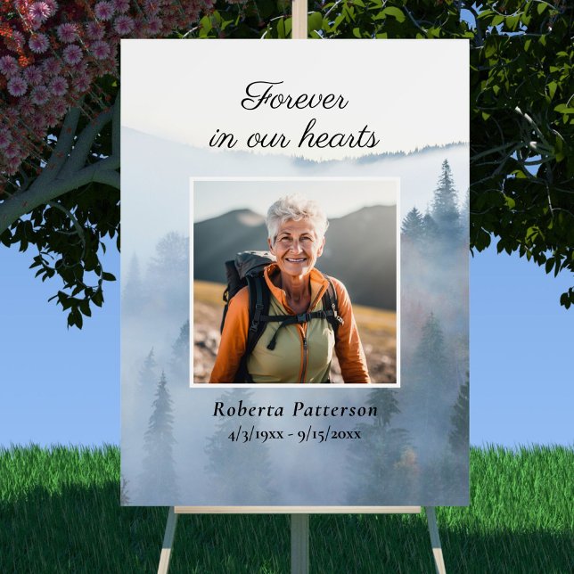 Feier des Lebens Deine Fotos Beerdigung herunterla Poster (Von Creator hochgeladen)