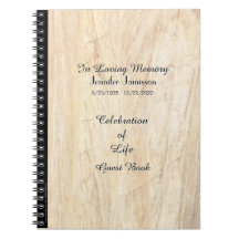 Feier des Life Gast Book, Imitate Parchment