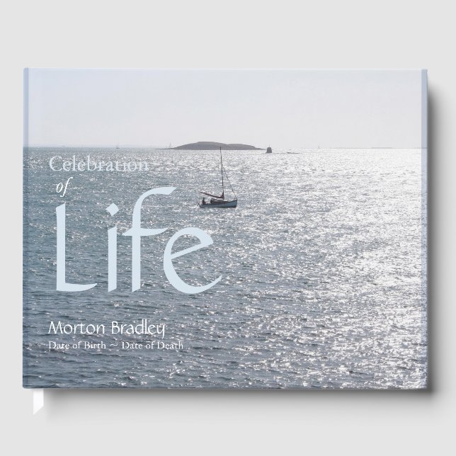 Feier des Life Seascape 1 Foto Gästebuch (Vorderseite)