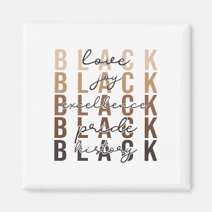 Feier des Schwarze Geschichte Monats Design Afrika Magnet