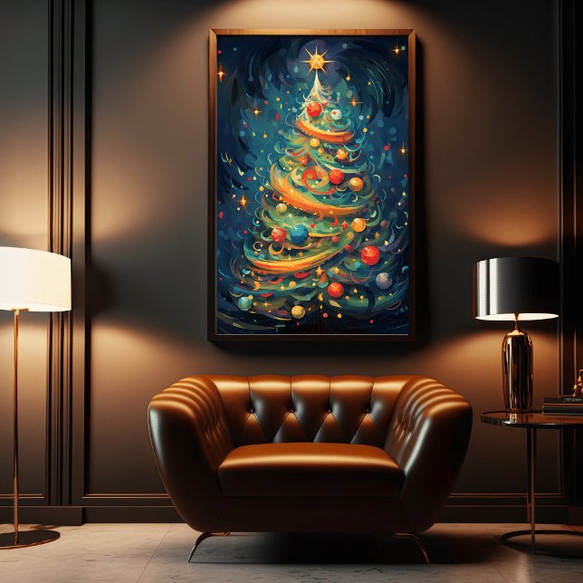 "Feier des Whimsy: Whimsischer Weihnachtsbaum Poster (Von Creator hochgeladen)