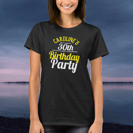 Feier eines 30. Geburtstags-Party-T - Shirt