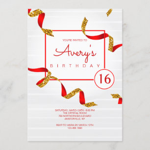 Feier Geburtstagspartei Einladung