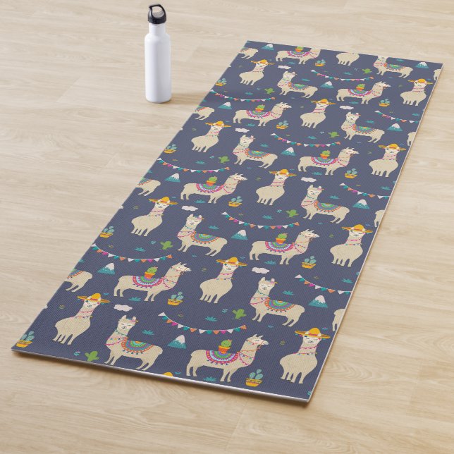 Feier-Lama-Muster Yogamatte (Beispiel)
