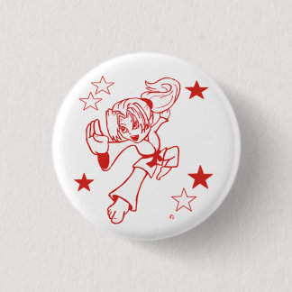 Feier-Mädchen pinback Knopf Button