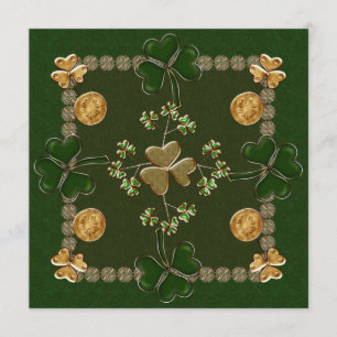 Feier St. Patricks Tages Einladung