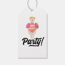 Feier! Wasserfarbe Llama