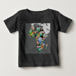 Feier zum afrikanischen Diversity: Farben Afrikas Baby T-shirt