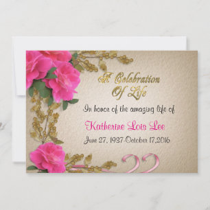 Feier zum Leben Einladung