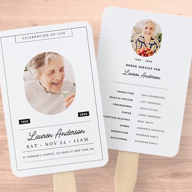 Feier zum Life Memorial Modern Foto Program Fächer (Von Creator hochgeladen)