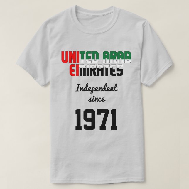 Feier zur Unabhängigkeit der VAE T-Shirt (Design vorne)