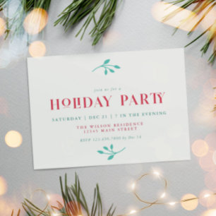 Feierabend Einladung Weihnachts-Party Einladung