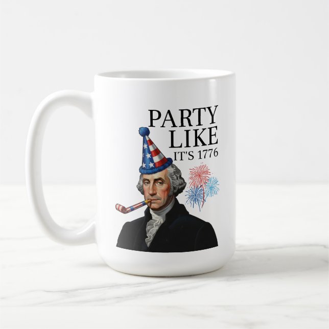 Feiere wie 1776 kaffeetasse (Links)
