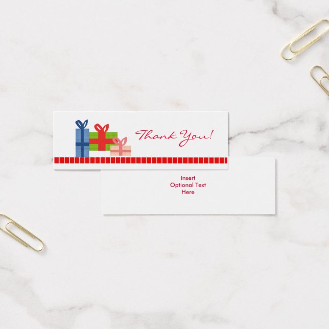 Feierlich - Dankeschön Card (Büro)