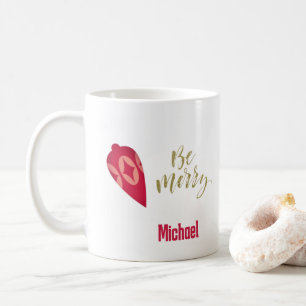 Feierliche Berry-Farbschmuck sei fröhlich Kaffeetasse