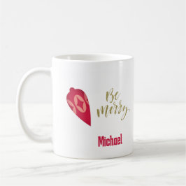 Feierliche Berry-Farbschmuck sei fröhlich Kaffeetasse