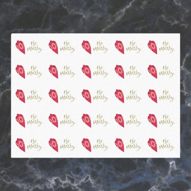 Feierliche Berry-Farbschmuck sei fröhlich Seidenpapier (Von Creator hochgeladen)