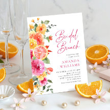 Feierliche Blume Blumenzitrus Bridal Brunch