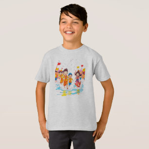 Feierliche Cartoon T-Shirt