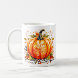 Feierliche Dekorative Happy Halloween Pumpkin Kaffeetasse