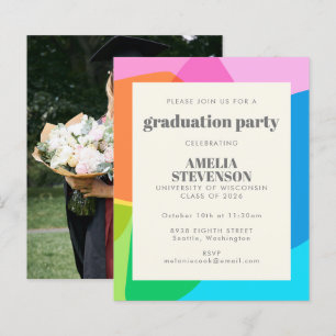 Feierliche Einladung zur Foto-Graduiertengruppe