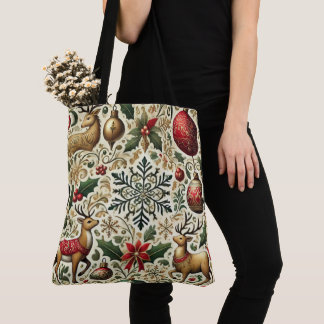 Feierliche Elegante Weihnachtsmuster Tasche