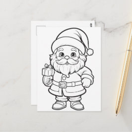 Feierliche Farben für die Weihnachtskinder Postkarte