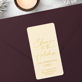 Feierliche Feier Adressaufkleber