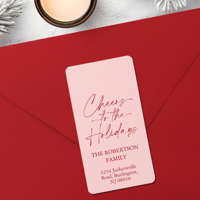 Feierliche Feier Adressaufkleber (Von Creator hochgeladen)