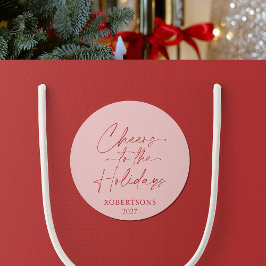 Feierliche Feier Runder Aufkleber