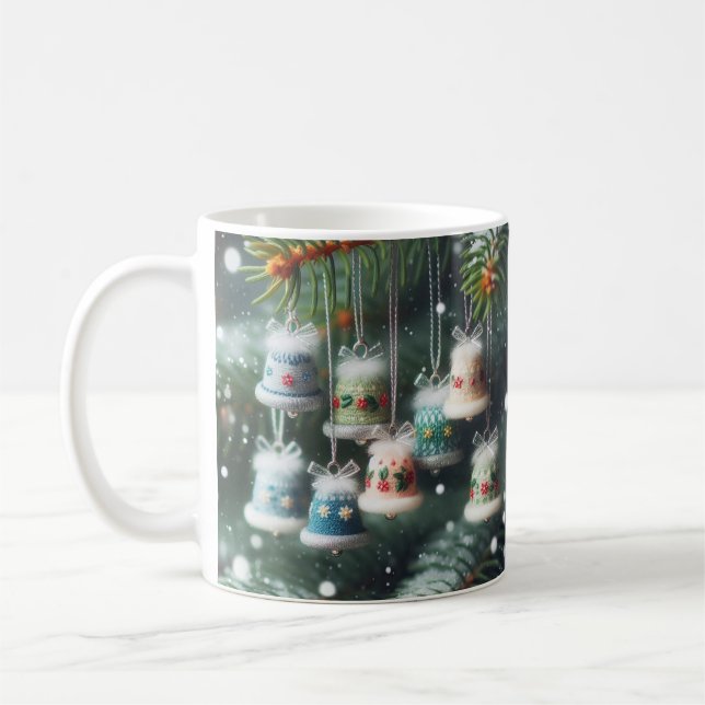 Feierliche Feier: Tasse zum Niedlichen Bell-Design (Links)