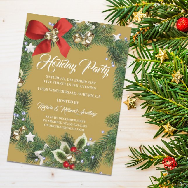 Feierliche Feiertage Einladung (Von Creator hochgeladen)