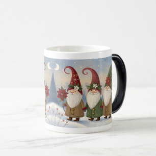 Feierliche Feiertage Gnomes Verwandlungstasse