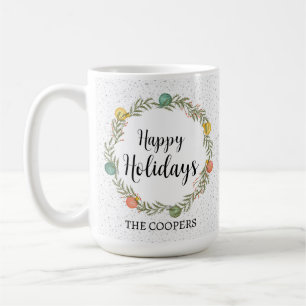 Feierliche Feiertage Kaffeetasse