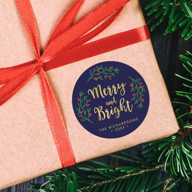 Feierliche Feiertage Meran und Helle Ferien Runder Aufkleber (Von Creator hochgeladen)