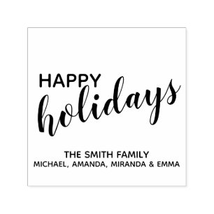 Feierliche Feiertage Permastempel