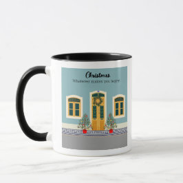 Feierliche Feiertage Portugiesisches Weihnachtshau Tasse
