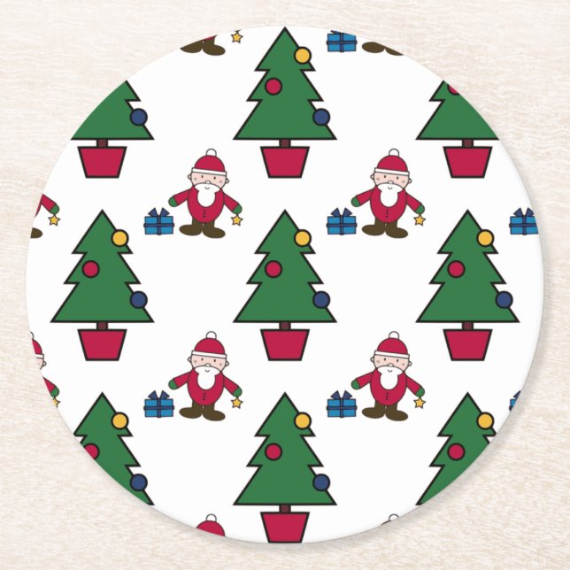 Feierliche Feiertage Untersetzer (Vorderseite)