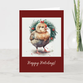 Feierliche Feiertage / Weihnachtskarte Dankeskarte