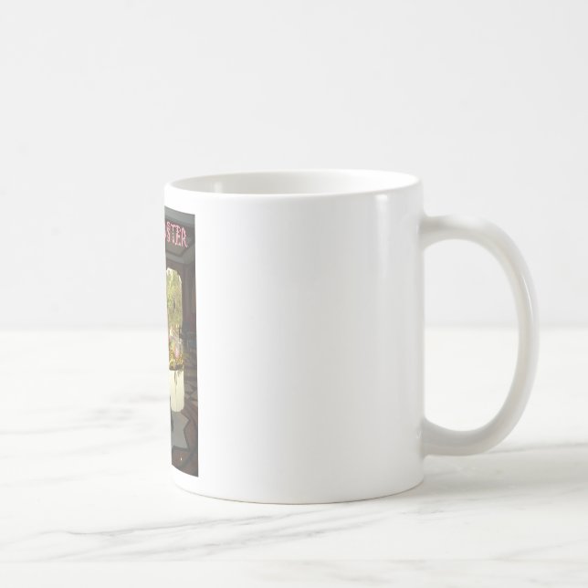 Feierliche Feste Springtime Osterfarbene Eizellen  Kaffeetasse (Rechts)