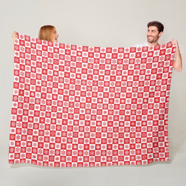 Feierliche Fleece-Wurfdecke Fleecedecke (Beispiel)